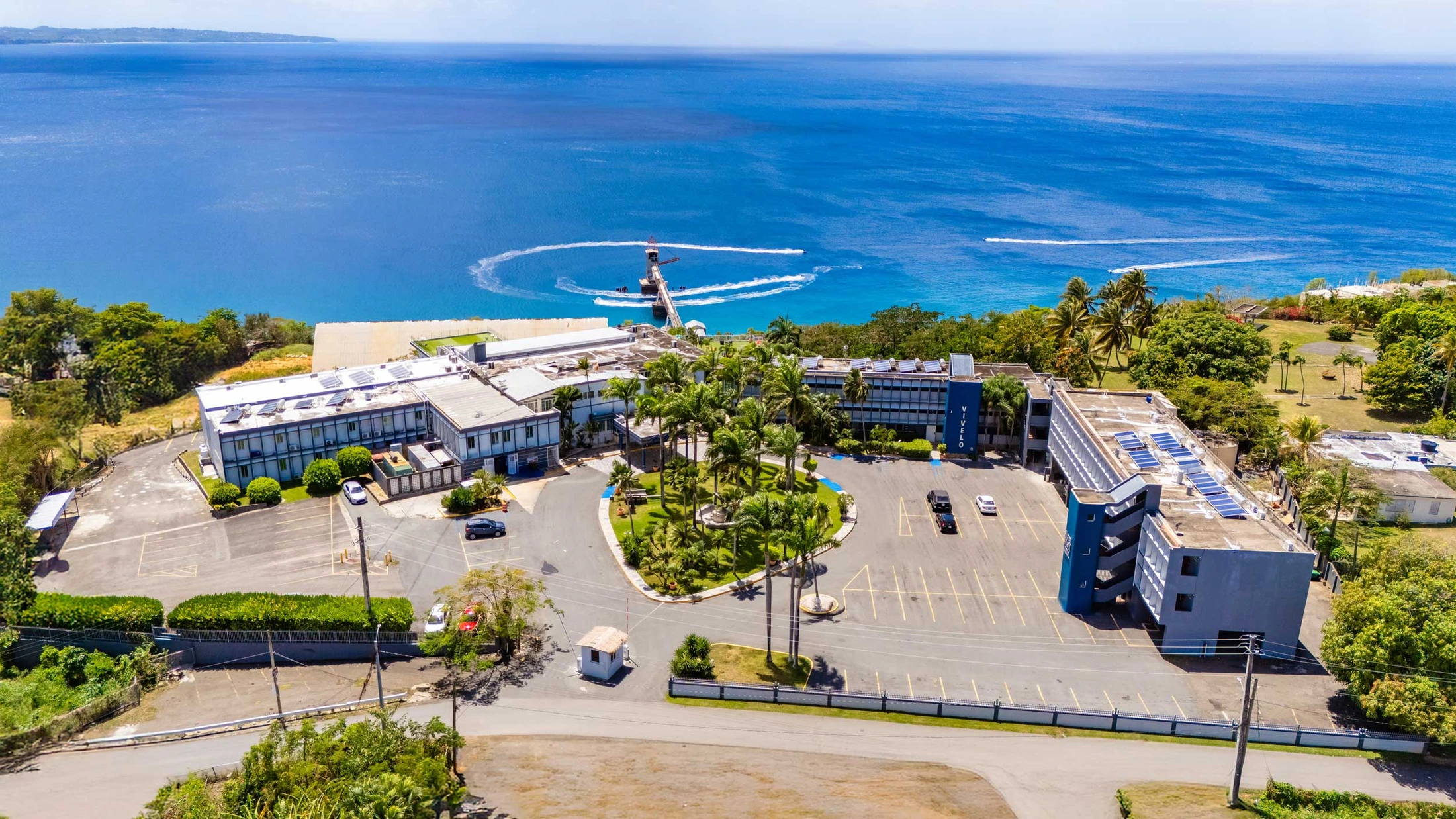 Vista aérea de Hotel Vista Azul